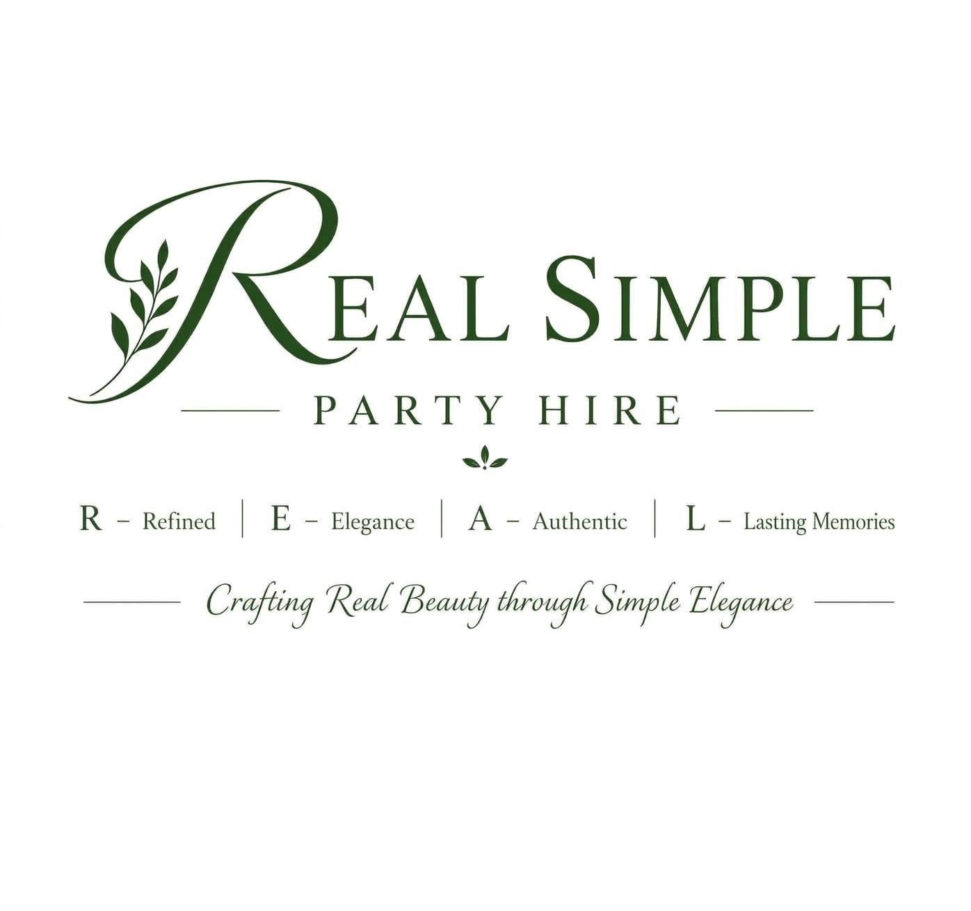 Real Simple Party Hire logo